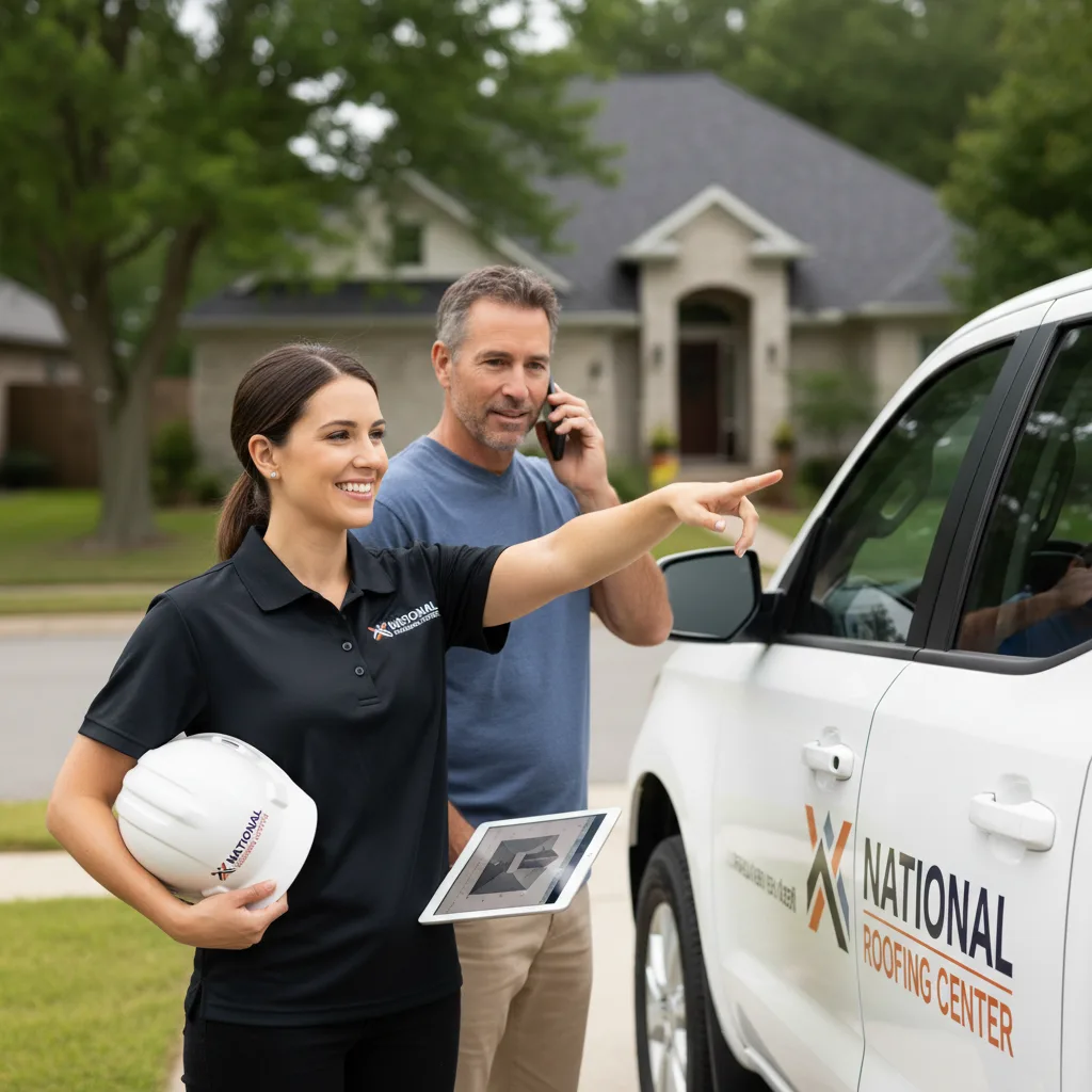 National Roofing Center customer support in Crosby